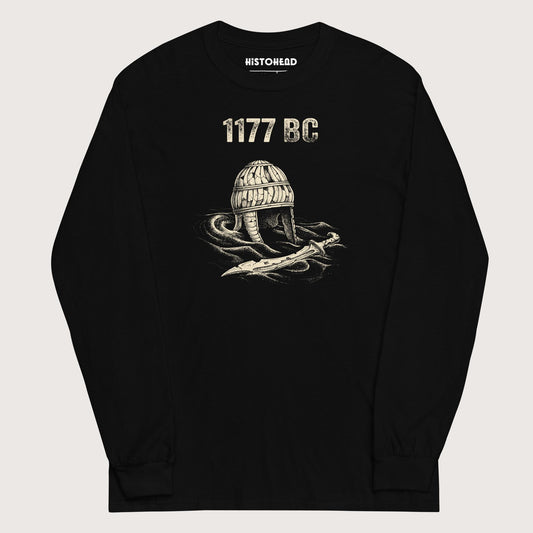 Black 1177 BC - Long Sleeve - history buff gift by HistoHead