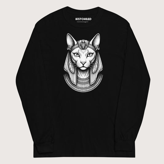 Black Bastet - Long Sleeve - history buff gift by HistoHead