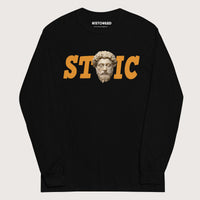 Black Stoic Marcus Aurelius - Long Sleeve - history buff gift by HistoHead