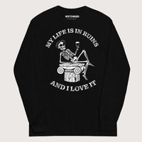 Black My Life is in Ruins - Long Sleeve - history buff gift by HistoHead