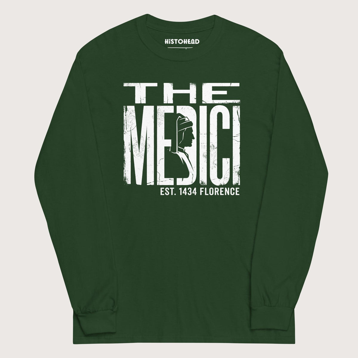 Forest Green The Medici - Long Sleeve - history buff gift by HistoHead