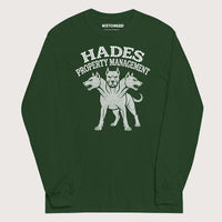 Forest Green Hades Property Management - Long Sleeve - history buff gift by HistoHead