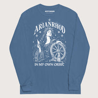 Indigo Blue Arianrhod In My Own Orbit - Long Sleeve - history buff gift by HistoHead
