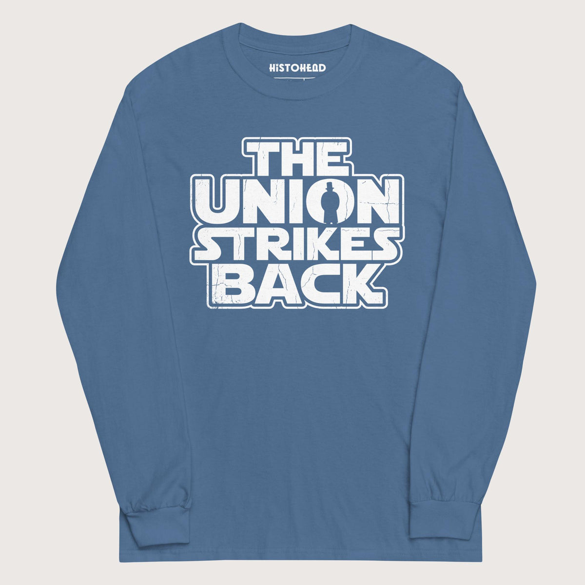 Indigo Blue The Union Strikes Back - Long Sleeve - history buff gift by HistoHead