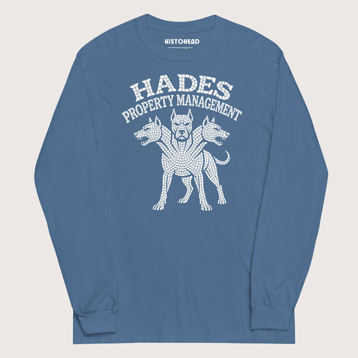 Indigo Blue Hades Property Management - Long Sleeve - history buff gift by HistoHead