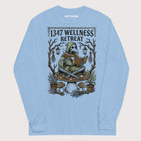 Light Blue Plague Doctor Wellness Retreat - Long Sleeve - history buff gift by HistoHead