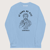 Light Blue At Dawn We Rise - Long Sleeve - history buff gift by HistoHead