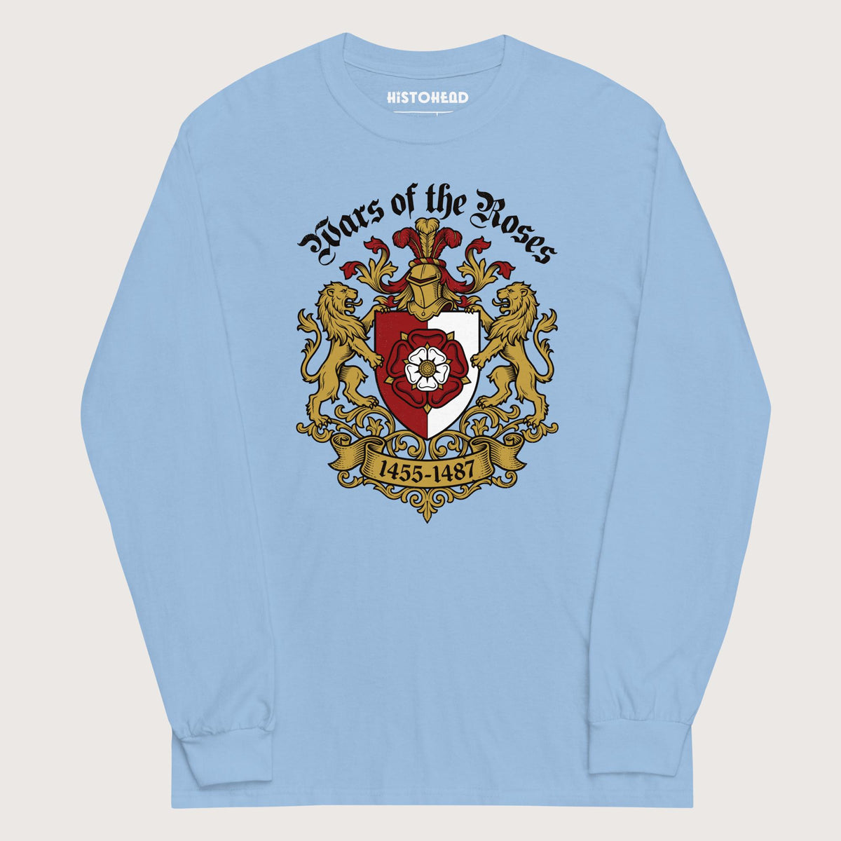 Light Blue Wars of the Roses - Long Sleeve - history buff gift by HistoHead