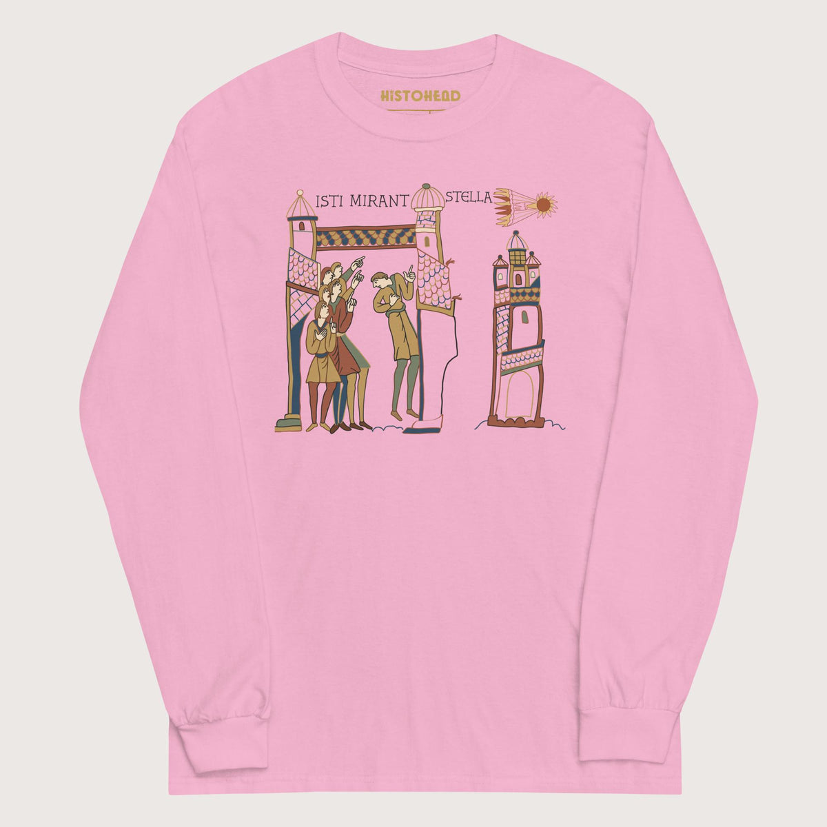 Light Pink Isti Mirant Stella - Long Sleeve - history buff gift by HistoHead