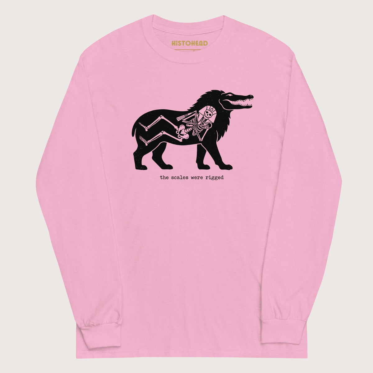 Light Pink The Scales Were Rigged - Long Sleeve - history buff gift by HistoHead