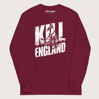 Maroon Joan of Arc Kill England - Long Sleeve - history buff gift by HistoHead