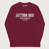 Maroon Sutton Hoo - Long Sleeve - history buff gift by HistoHead