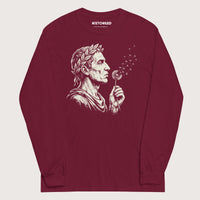 Maroon Caesar Blowing Wishes - Long Sleeve - history buff gift by HistoHead