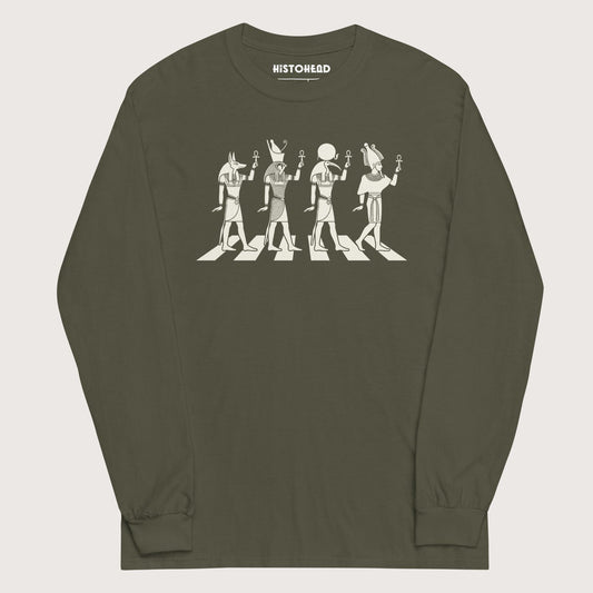Military Green Nile Road - Long Sleeve - history buff gift by HistoHead