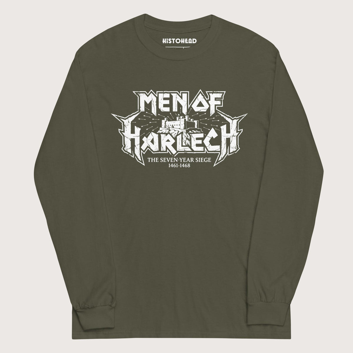 Military Green Men of Harlech - Long Sleeve - history buff gift by HistoHead