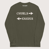 Military Green Churls or Knaves - Long Sleeve - history buff gift by HistoHead