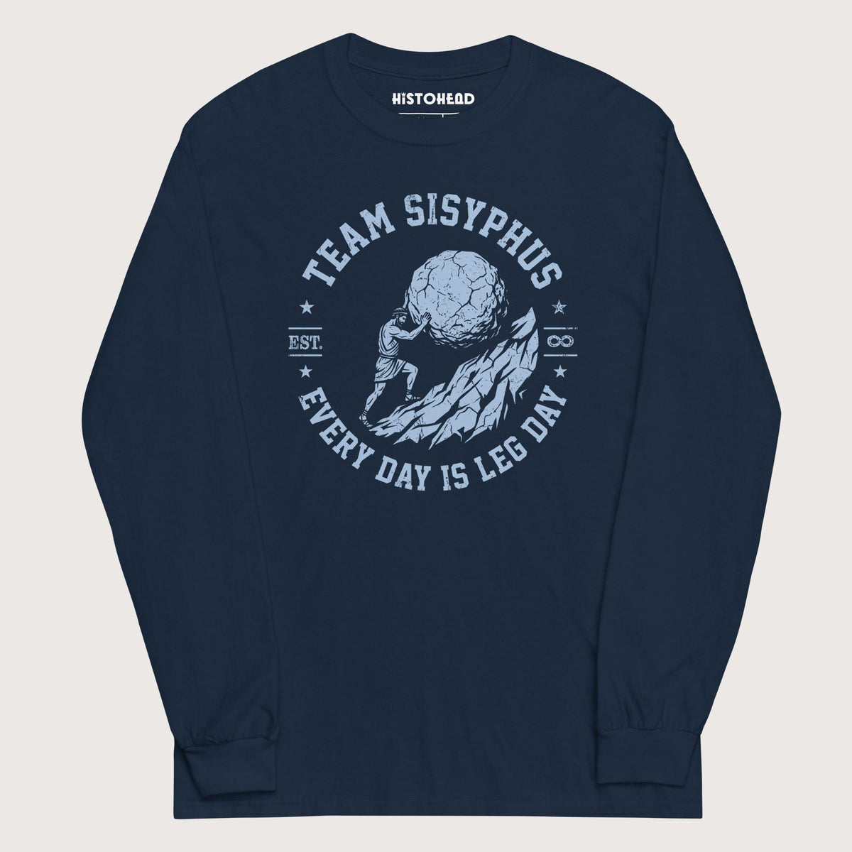 Navy Team Sisyphus - Long Sleeve - history buff gift by HistoHead