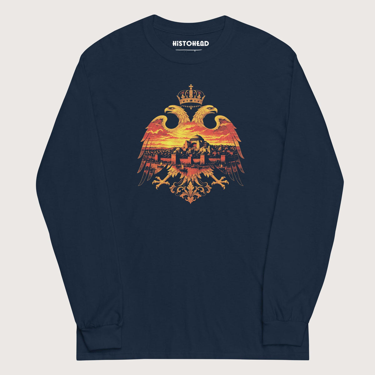 Navy Constantinople Eagle - Long Sleeve - history buff gift by HistoHead