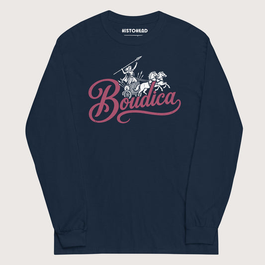 Navy Boudica - Long Sleeve - history buff gift by HistoHead