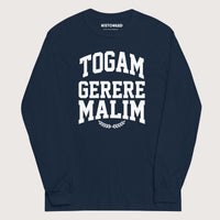 Navy Latin I'd Rather Be Wearing A Toga - Long Sleeve - history buff gift by HistoHead