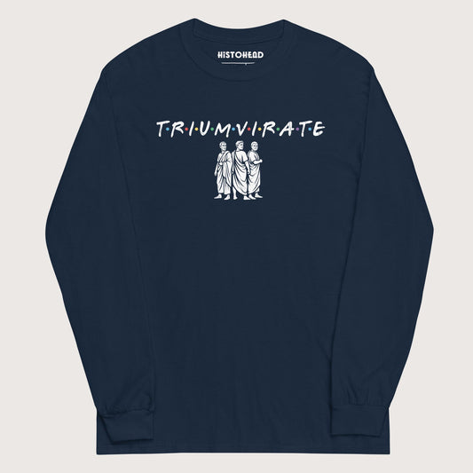 Navy First Triumvirate - Long Sleeve - history buff gift by HistoHead