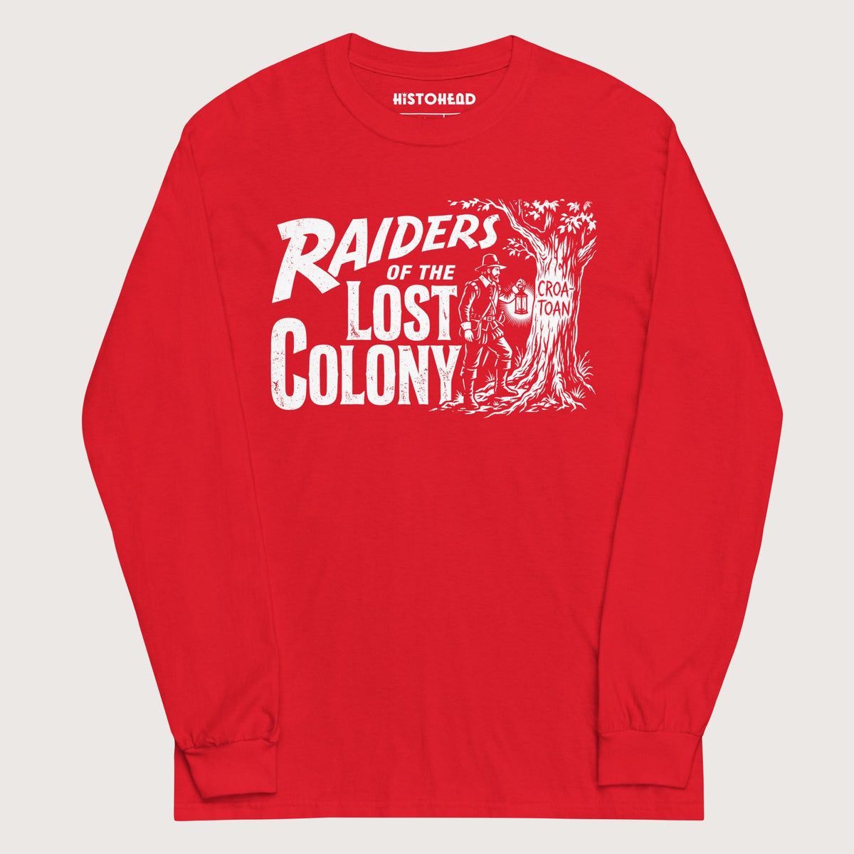 Red Raiders of the Lost Colony - Long Sleeve - history buff gift by HistoHead