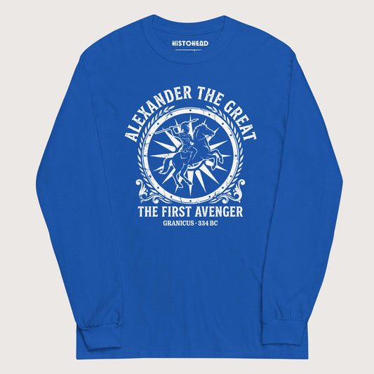 Royal Alexander the Great First Avenger - Long Sleeve - history buff gift by HistoHead