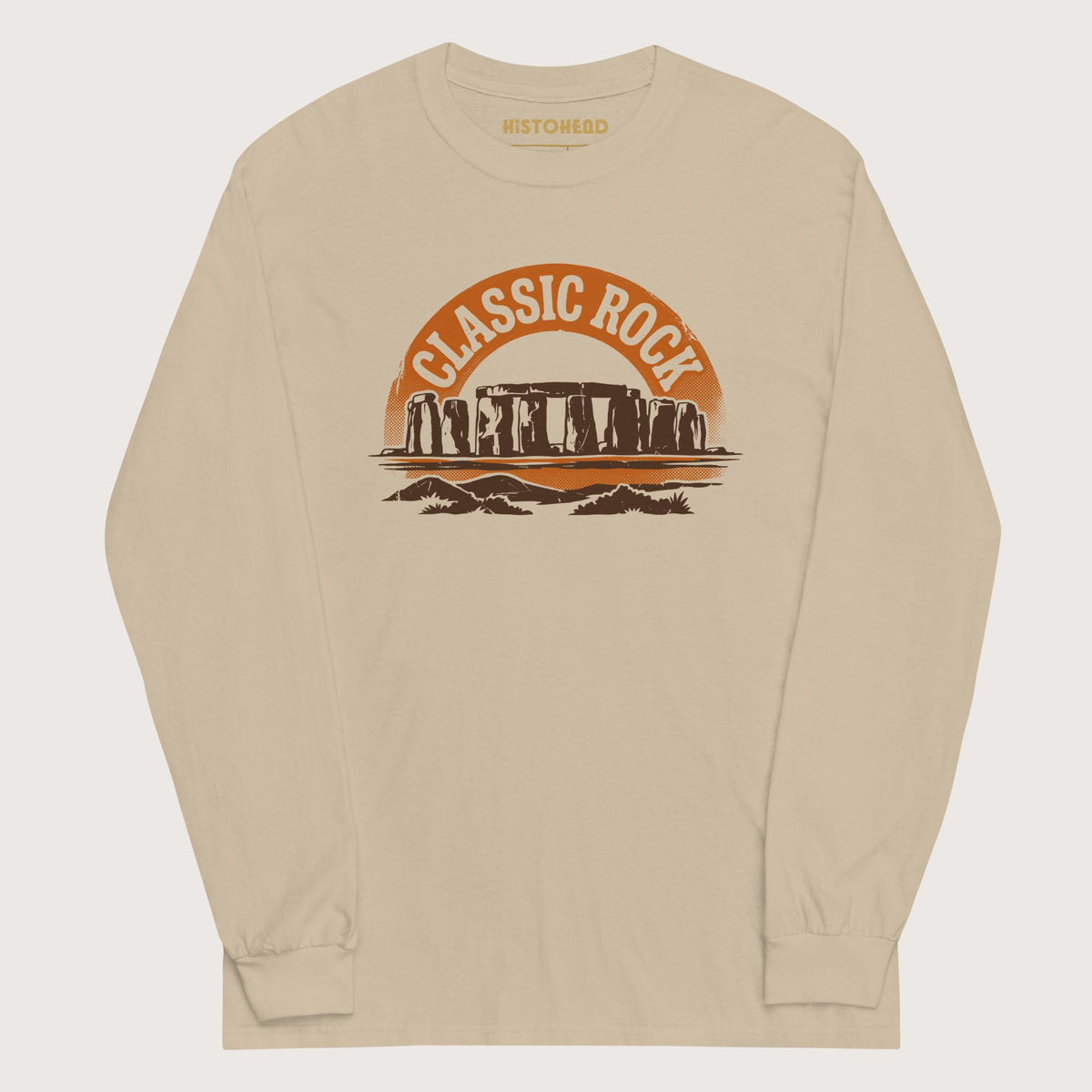 Sand Stonehenge Classic Rock - Long Sleeve - history buff gift by HistoHead