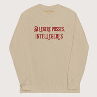 Sand If You Could Read It You Would Understand in Latin - Long Sleeve - history buff gift by HistoHead