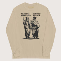 Sand Plato & Aristotle Debate - Long Sleeve - history buff gift by HistoHead