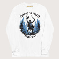 White Defend the Forest - Long Sleeve - history buff gift by HistoHead