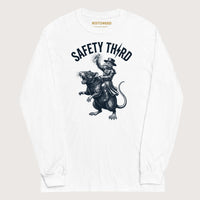 White Plague Doctor Safety Third - Long Sleeve - history buff gift by HistoHead