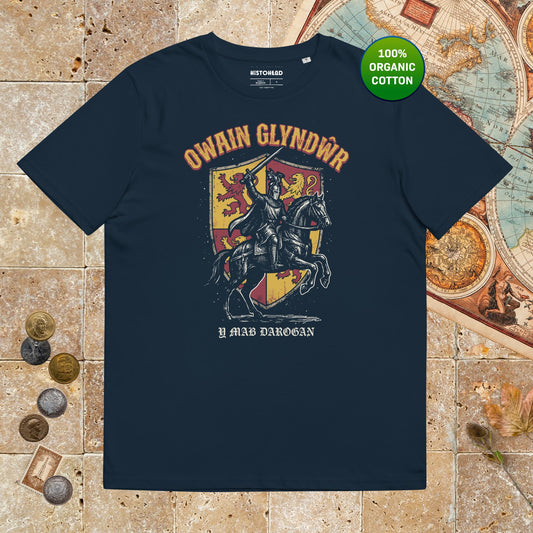 French Navy Owain Glyndwr - Organic Tee - history buff gift by HistoHead