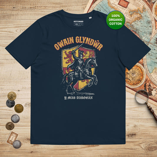 French Navy Owain Glyndwr - Organic Tee - history buff gift by HistoHead