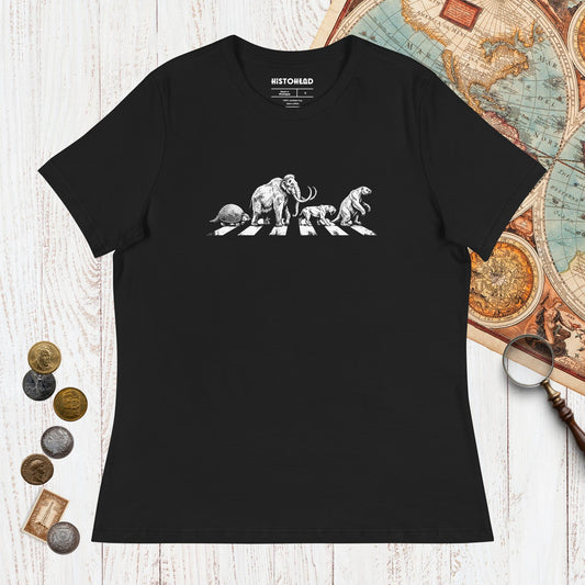 Black Pleistocene Road - Women's Tee - history buff gift by HistoHead