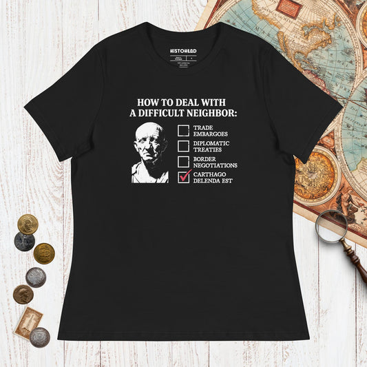 Black Cato's Foreign Policy - Women's Tee - history buff gift by HistoHead