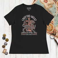 Black Cnut the Great - Women's Tee - history buff gift by HistoHead