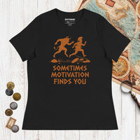 Black Motivation Finds You Minotaur Edition - Women's Tee - history buff gift by HistoHead