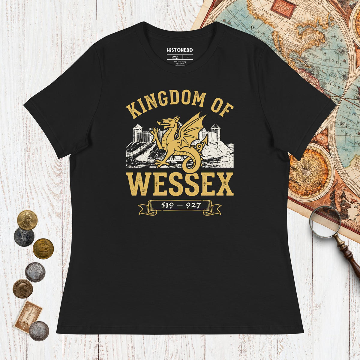 Black Kingdom of Wessex - Women's Tee - history buff gift by HistoHead