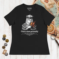 Black Olga of Kiev I Have a Warm Personality - Women's Tee - history buff gift by HistoHead