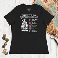 Black Æthelred the Unready Viking Raid Survival Guide - Women's Tee - history buff gift by HistoHead