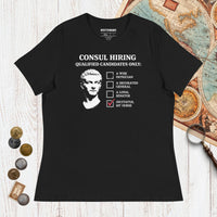Black Caligula's Nominee for Consul - Women's Tee - history buff gift by HistoHead