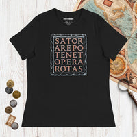 Black Sator Rotas - Women's Tee - history buff gift by HistoHead