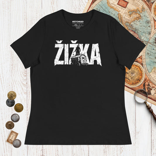 Black Jan Žižka - Women's Tee - history buff gift by HistoHead