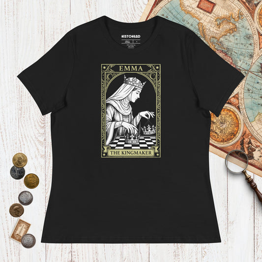 Black Emma of Normandy The Kingmaker - Women's Tee - history buff gift by HistoHead