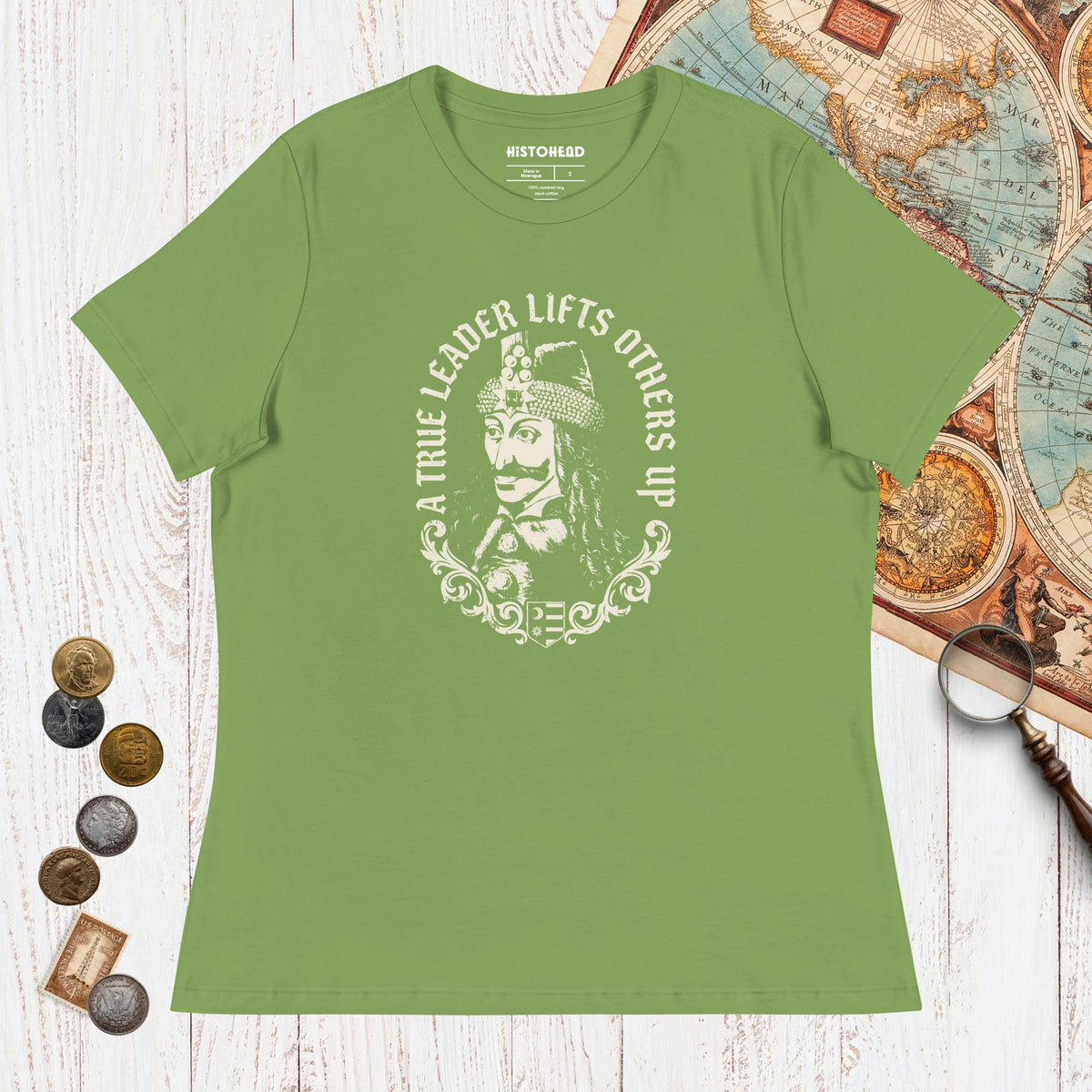 Leaf Vlad the Impaler True Leader - Women's Tee - history buff gift by HistoHead