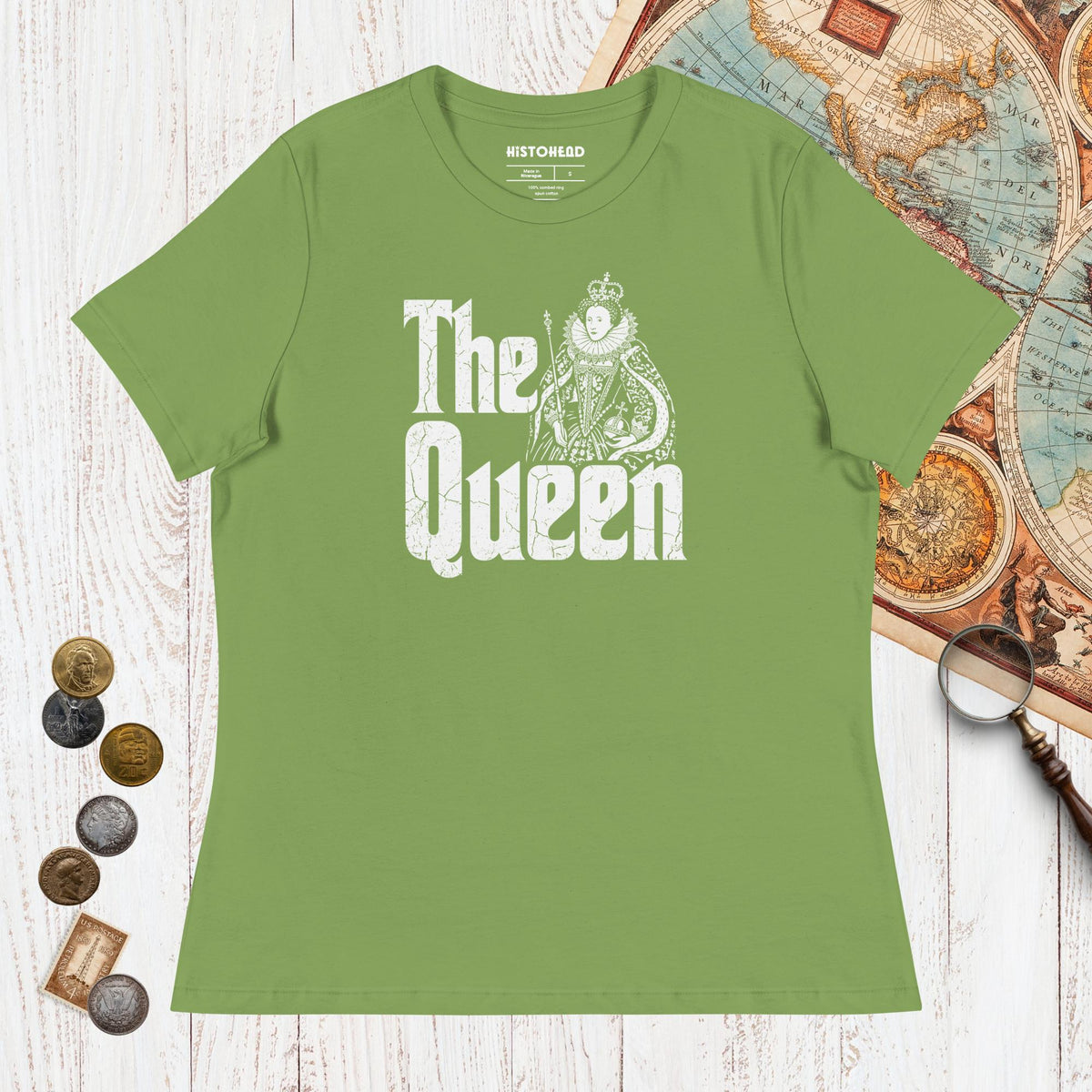 Leaf Queen Elizabeth I - Women's Tee - history buff gift by HistoHead