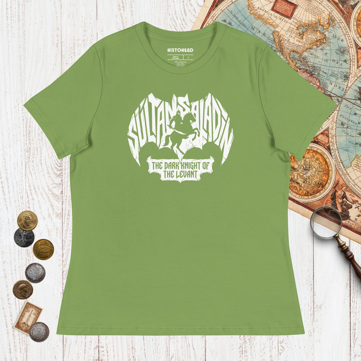 Leaf Saladin Dark Knight - Women's Tee - history buff gift by HistoHead