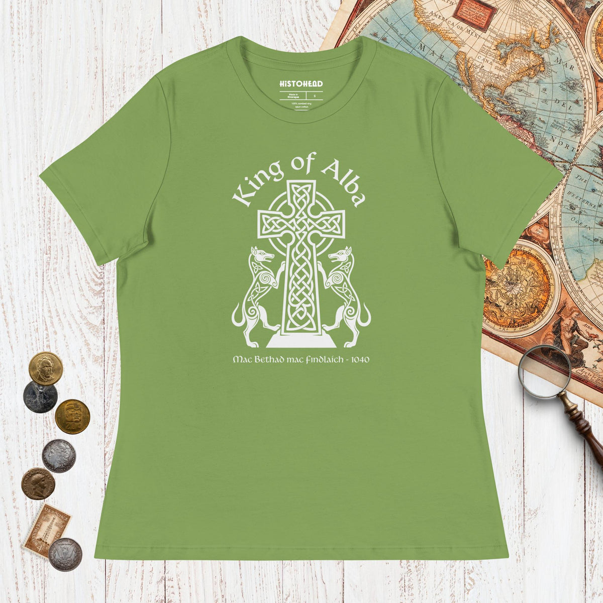 Leaf King of Alba - Women's Tee - history buff gift by HistoHead