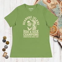Leaf Roanoke Island Hide & Seek - Women's Tee - history buff gift by HistoHead
